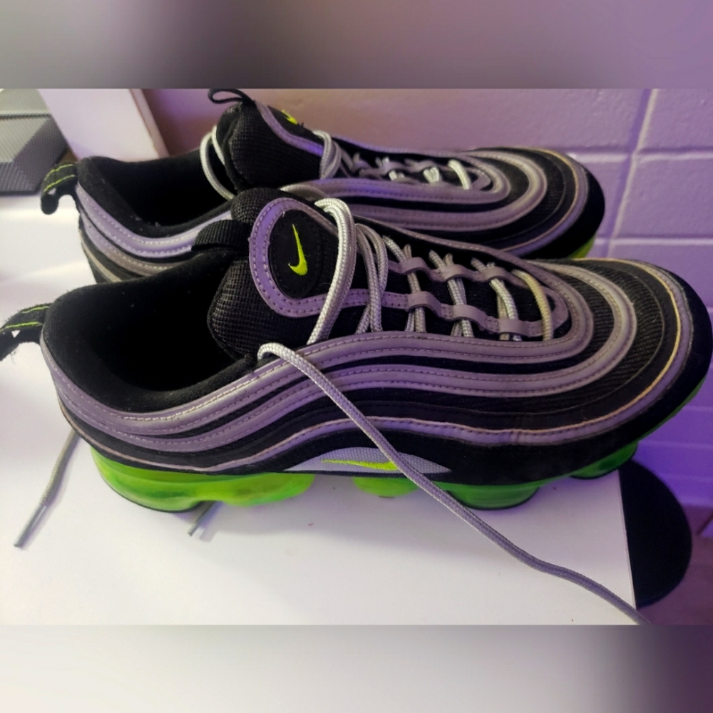 A couple brand shoes
